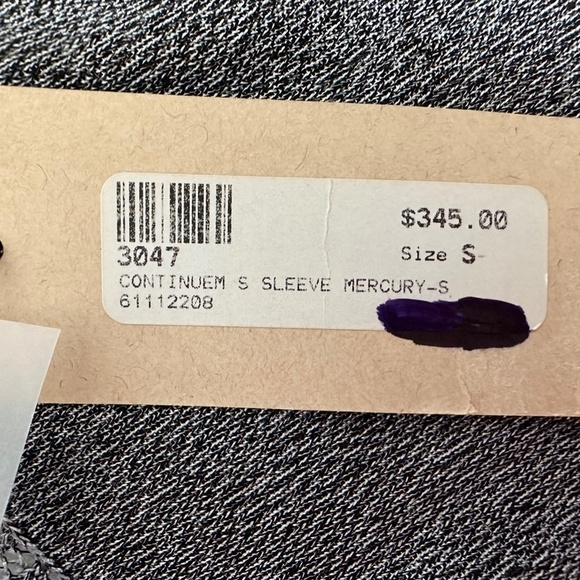 VPL Two Silver Open Shimmery Dress Open Knit Blouse Tunic Sweater Women's S NWT - Picture 11 of 12